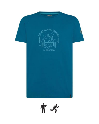 Pánske tričko LA SPORTIVA Explorer T-shirt M Space Blue